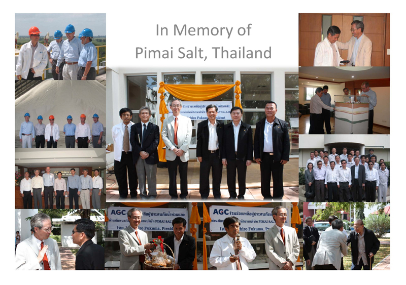 Farewell for Mr. Ichiro Fukuma, The director of Pimai Salt Co., Ltd. on the occation of completion of term as a director of Company.